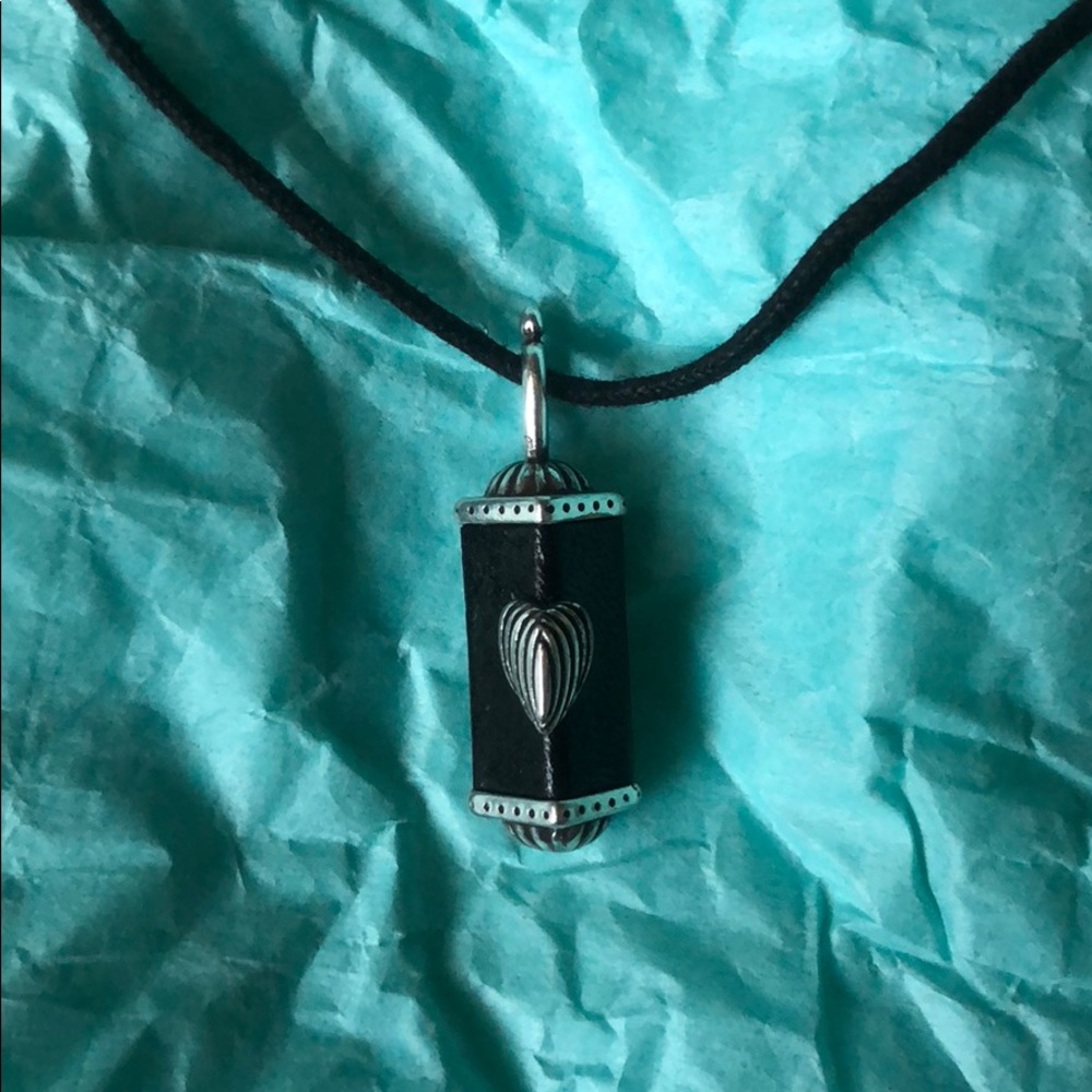 Brighton Black Heart necklace